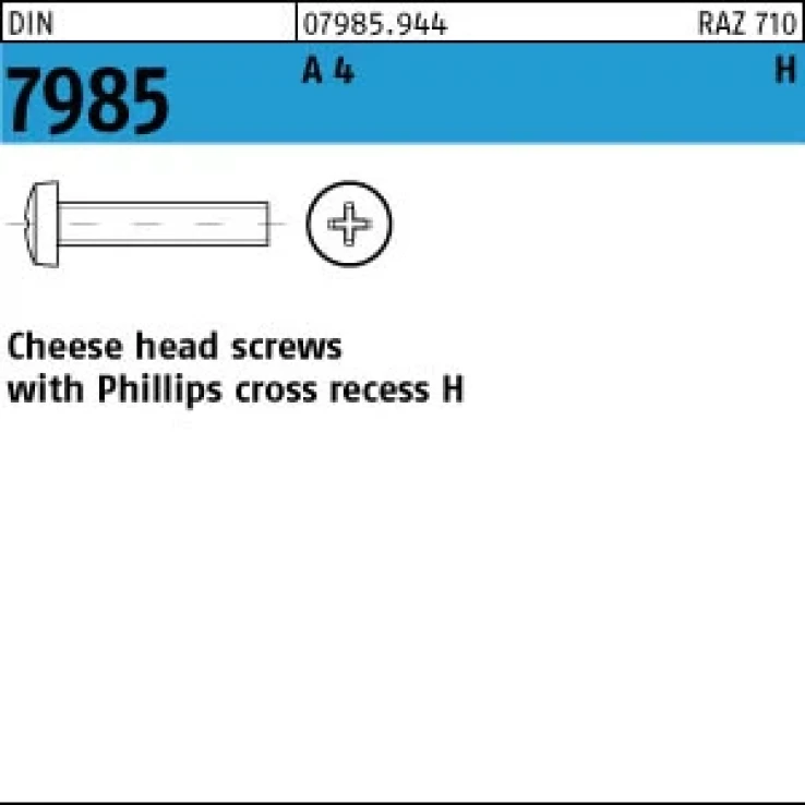 DIN 7985 A4 image