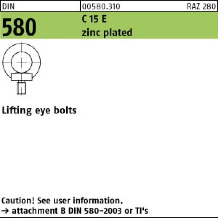 DIN 580 Zn kuva