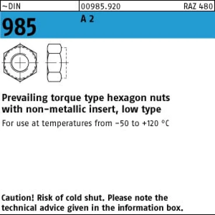 DIN 985 A2 image