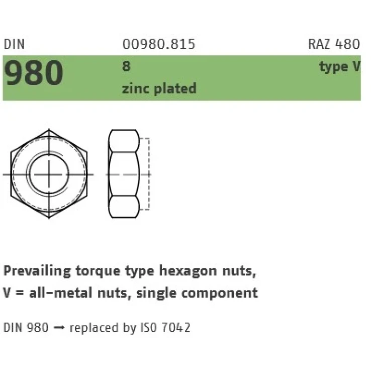DIN 980 Zn 8 image