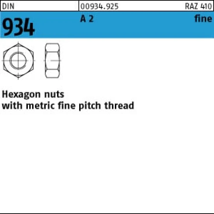 DIN 934 A2 image