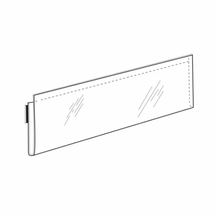 Hyllynreunalista kirkas 28x895mm kuva