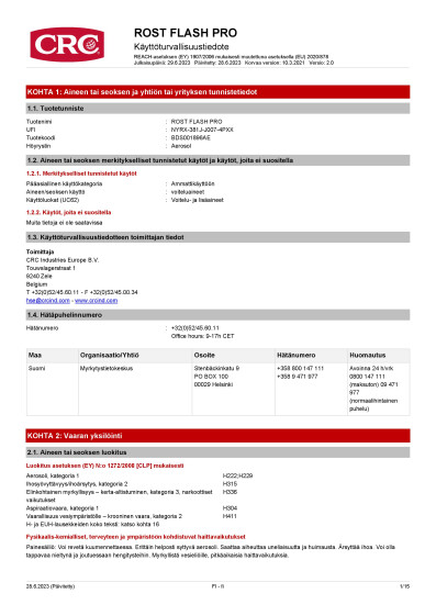 ROST FLASH PRO finland Finnish 2 BDS001896AE