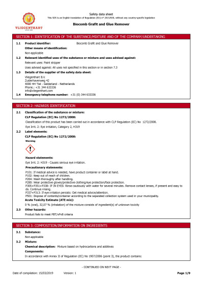 2151 Biocomb Grafit and Glue Remover EN