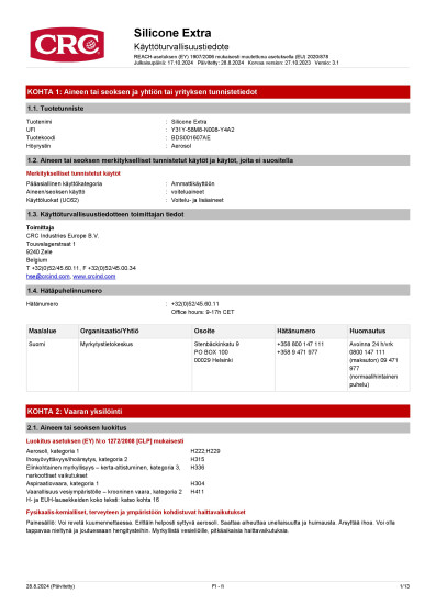 Silicone Extra finland Finnish 3 BDS001607AE