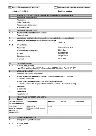 ktt parafiinioljy stelon fi 2015 1 1
