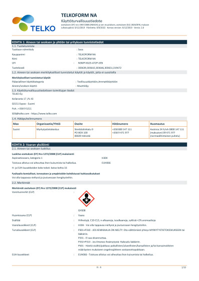 80MUU Telko 20L Kayttoturvallisuustiedote FI v2